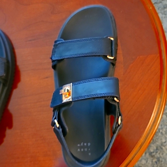 Women's Flatbed Ankle Strap Sandals 8.5 A New Day - Picture 6 of 9